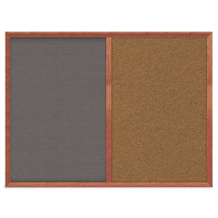 United Visual Products Slim Style Indoor Enclosed Corkboard, 12", UV500SCH-GOLD-KEYLIME UV500SCH-GOLD-KEYLIME